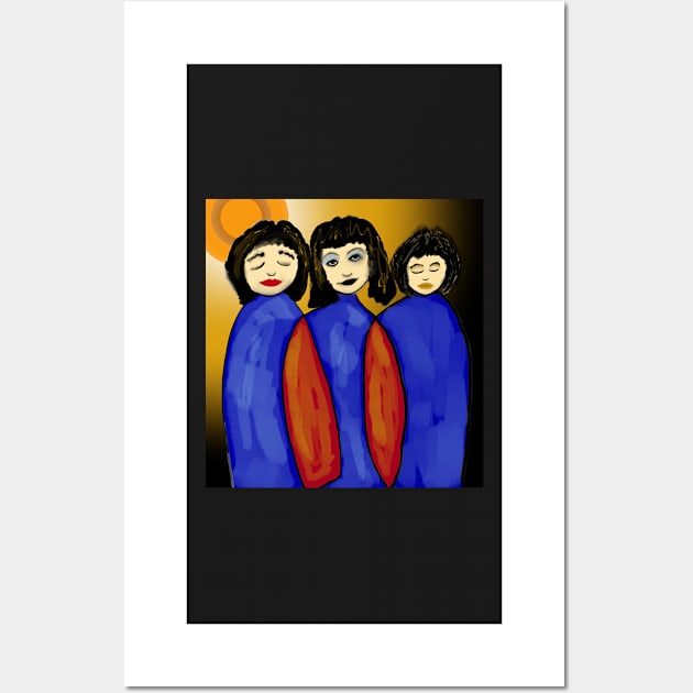 Three Sisters Wall Art by Sarah Curtiss